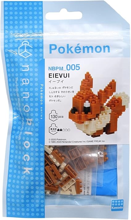 Nanablocks Pokemon Eevee Figure