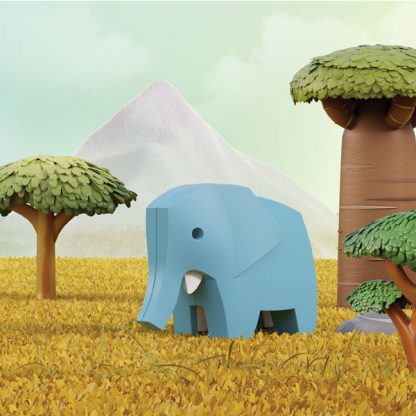Halftoys Diorama - Elephant