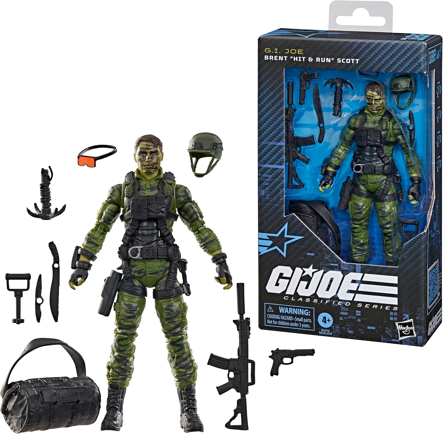 GI Joe Classified Series Brent "Hit & Run" Scott 6" Action Figure