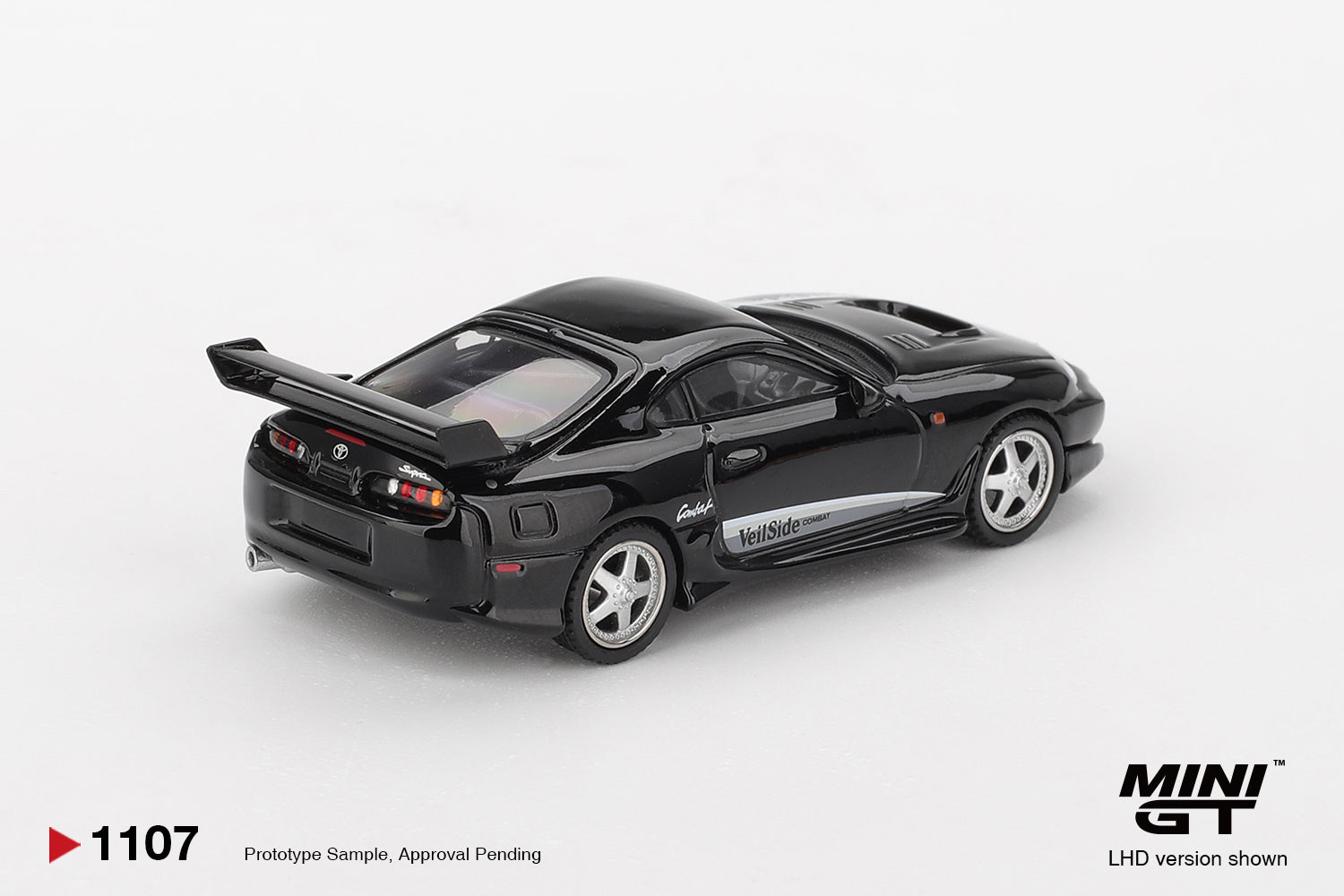 Mini GT Toyota Supra VeilSide Combat V-II Black 1:64 Scale