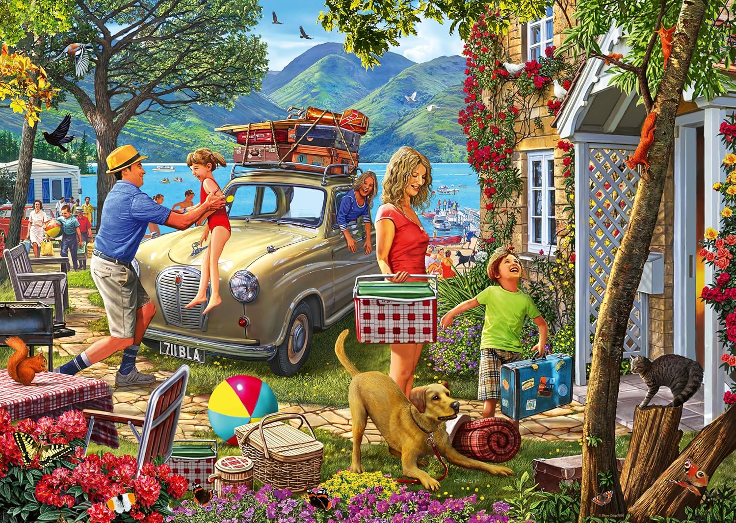 Holiday Cottage 1000 Piece Puzzle
