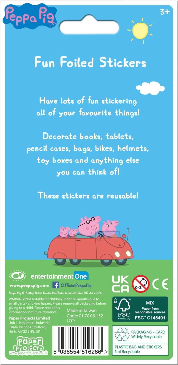 Peppa Pig Foil Stickers