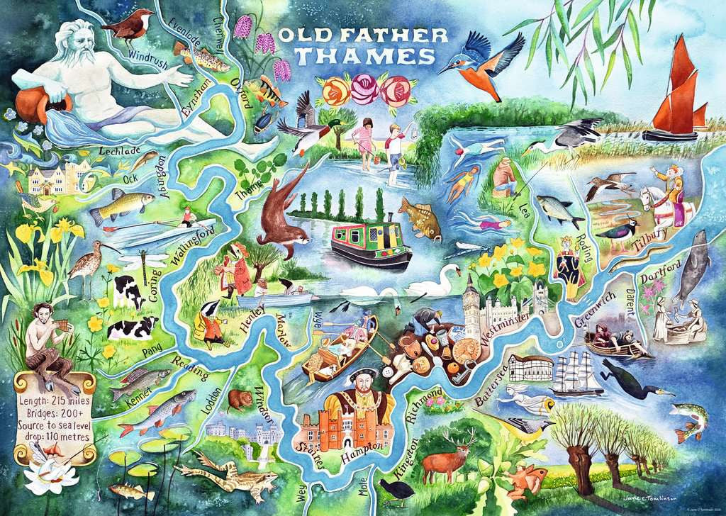 Old Father Thames 1000 Piece Puzzle