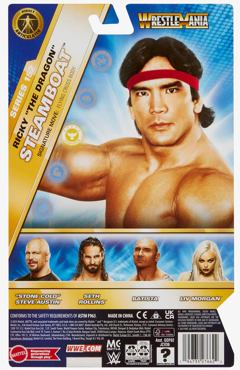 WWE Wrestlemania Main Event Series 152 Ricky "The Dragon" Steamboat