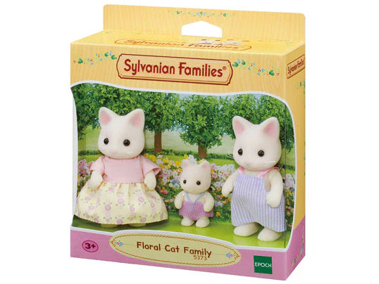 Sylvanian Families Floral Cat Family