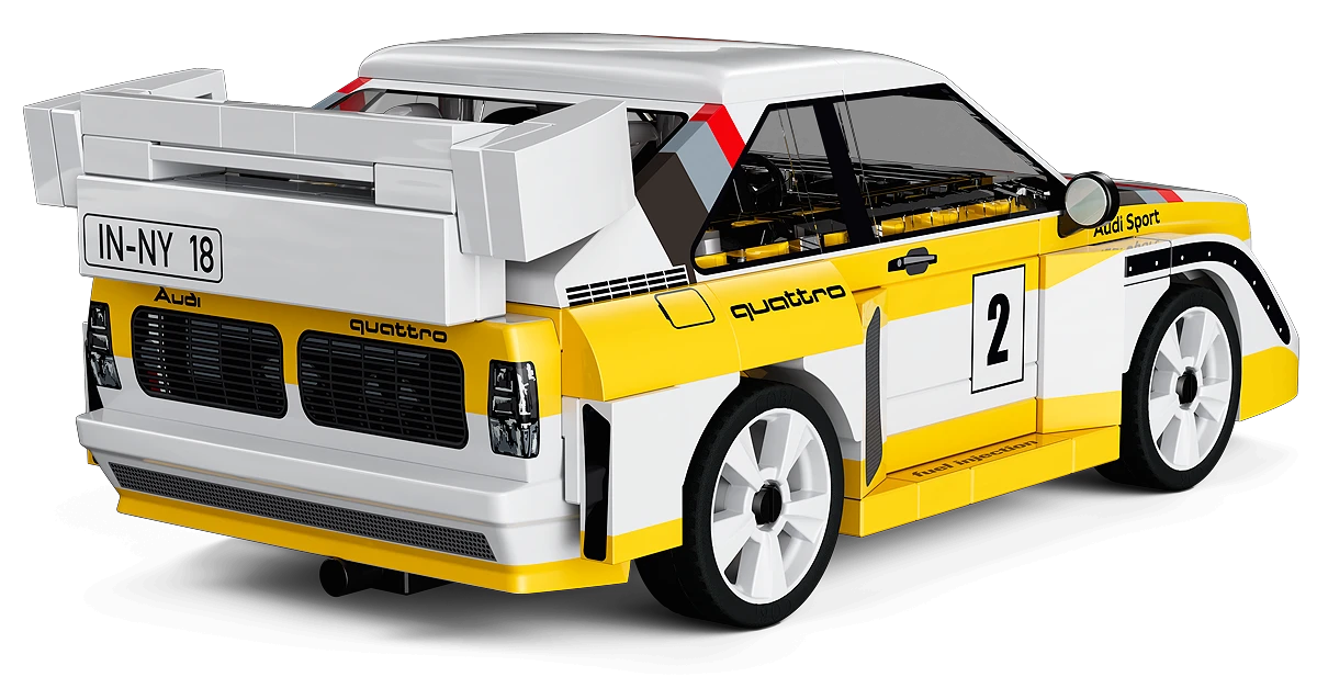 Cobi 24667 Audi Sport Quattro S1 E2 Scale Set