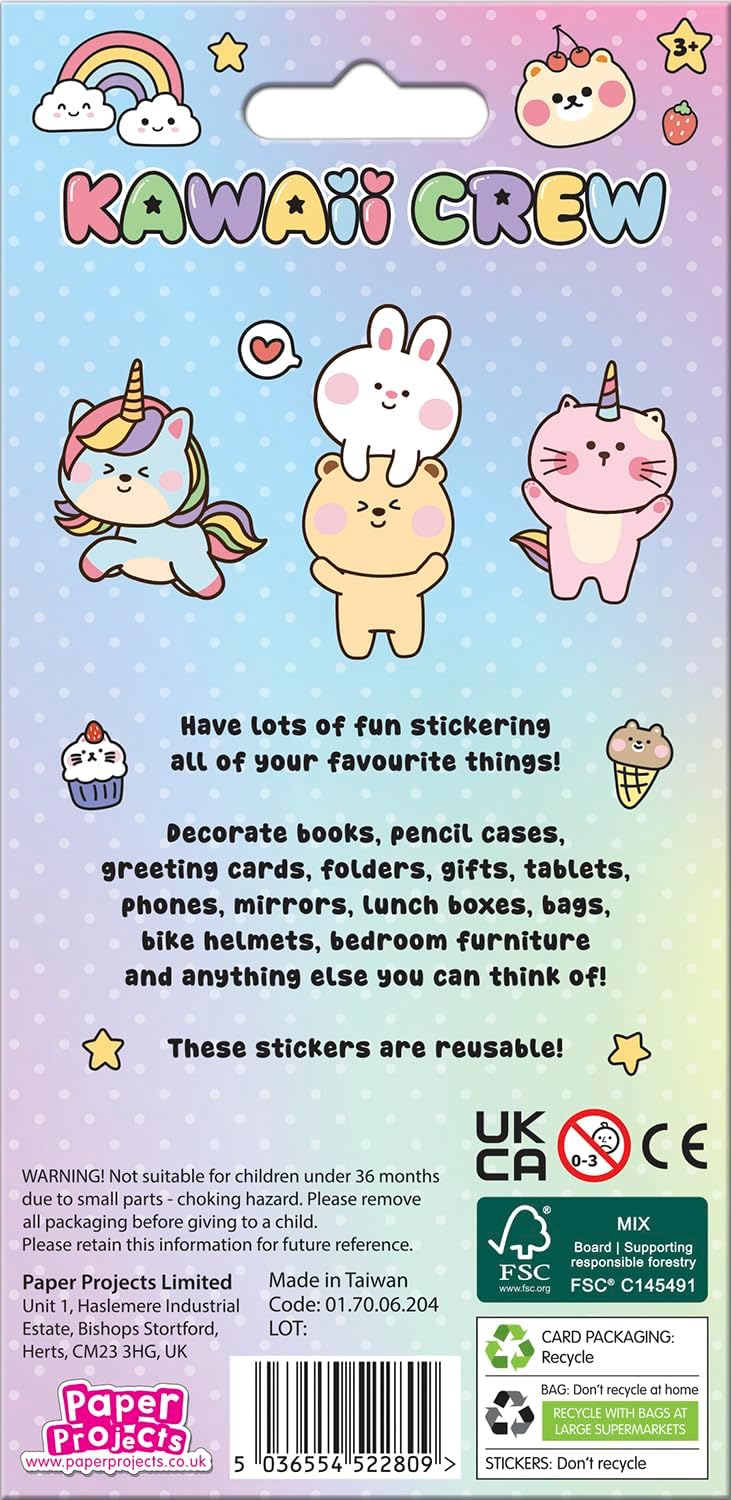 Kawaii Crew Foil Stickers