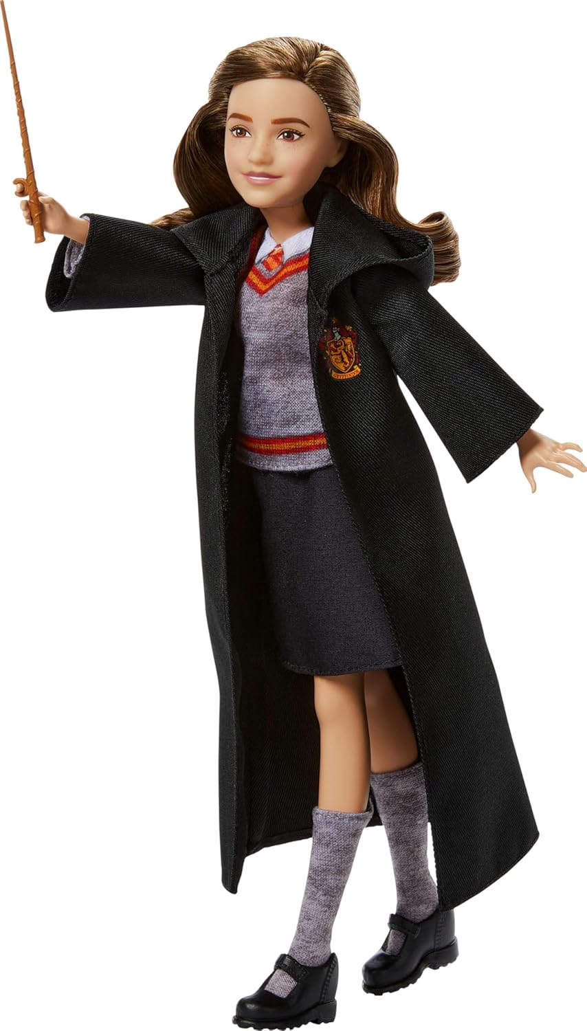 Hermoine Granger Fashion Doll with Removable Signature Hogwarts Uniform and Wand