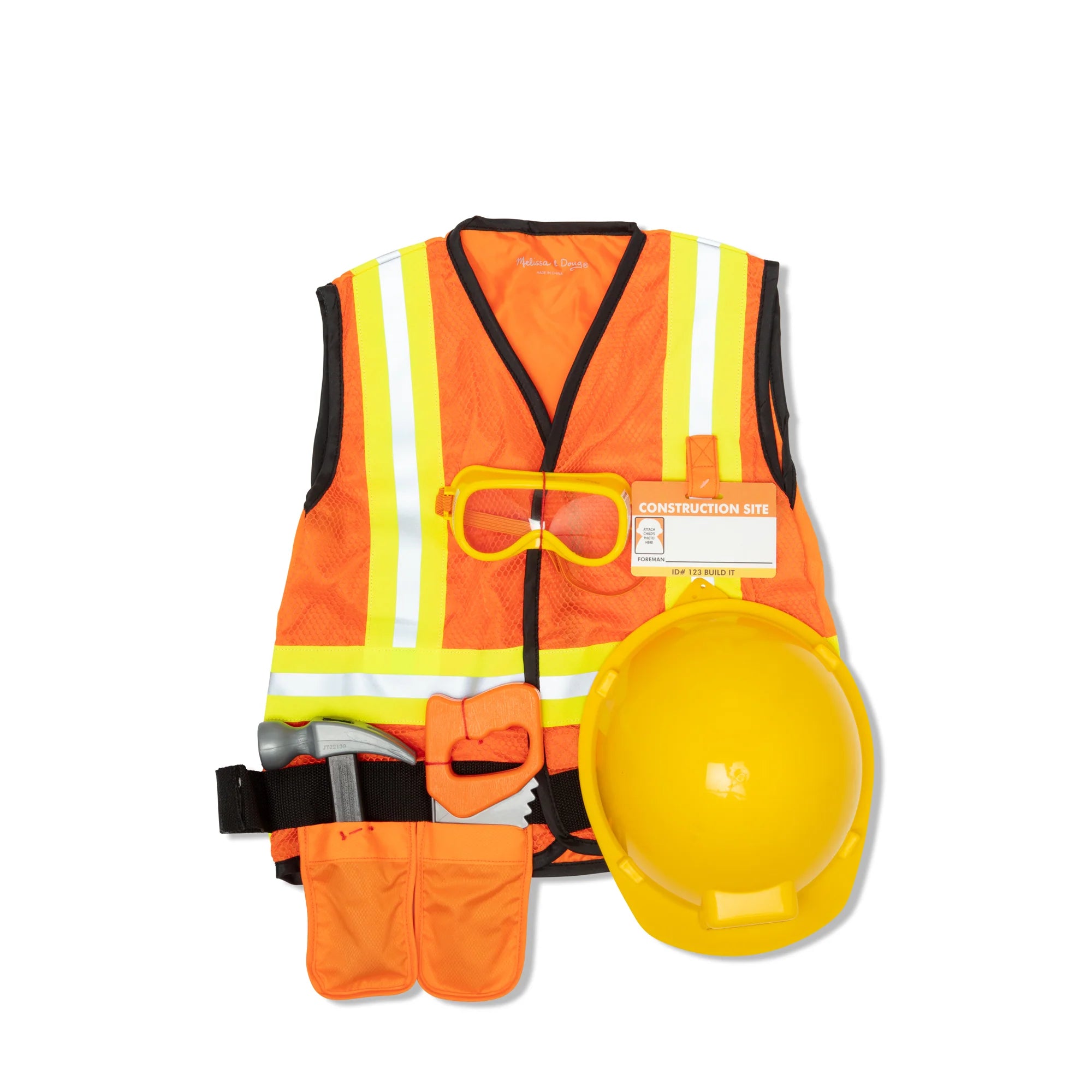 Melissa & Doug Construction Worke Roleplay Costume