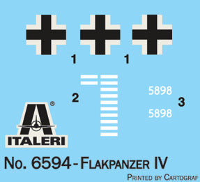 Italeri Flakpanzer IV Ostwind 1:35 Scale kit