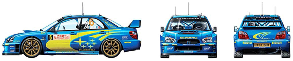 Tamiya Subaru Impreza WRC Monte Carlo 05