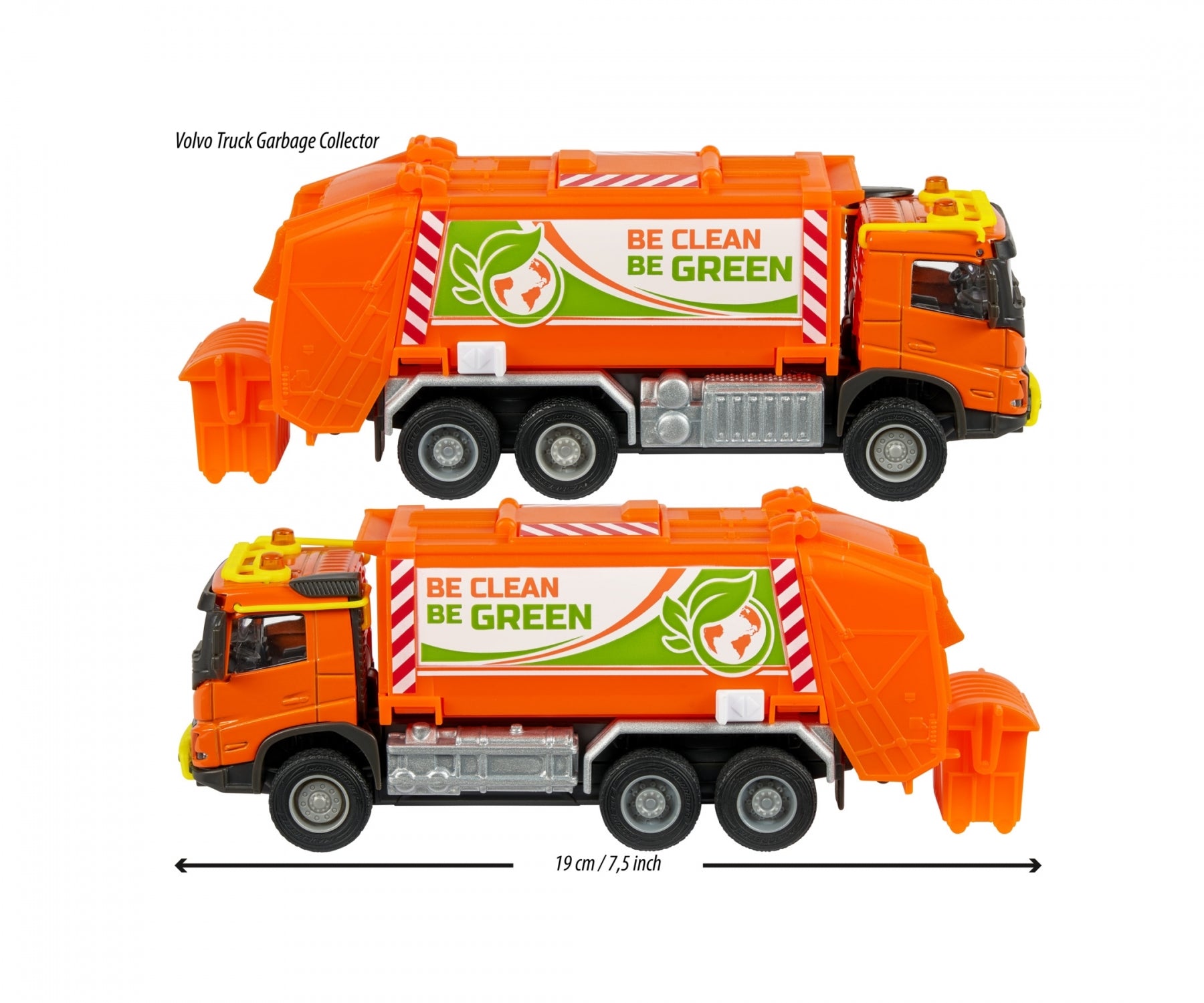 Majorette Volvo Garbage Collector Truck