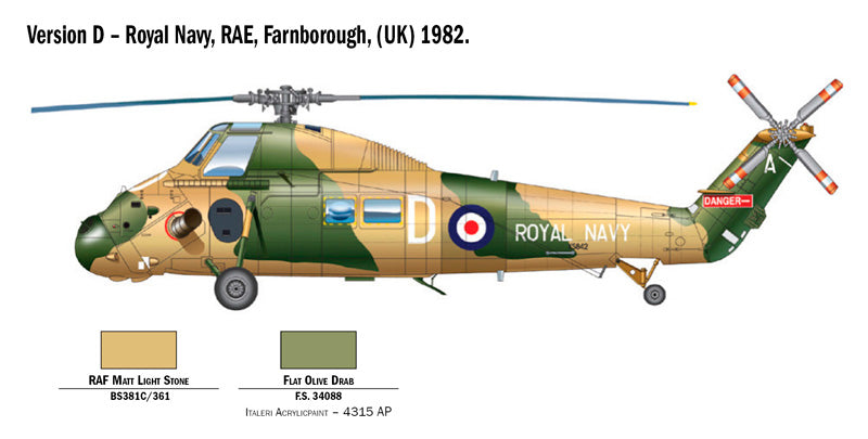 Italeri Wessex UH.5 Helicopter 1:48 Scale