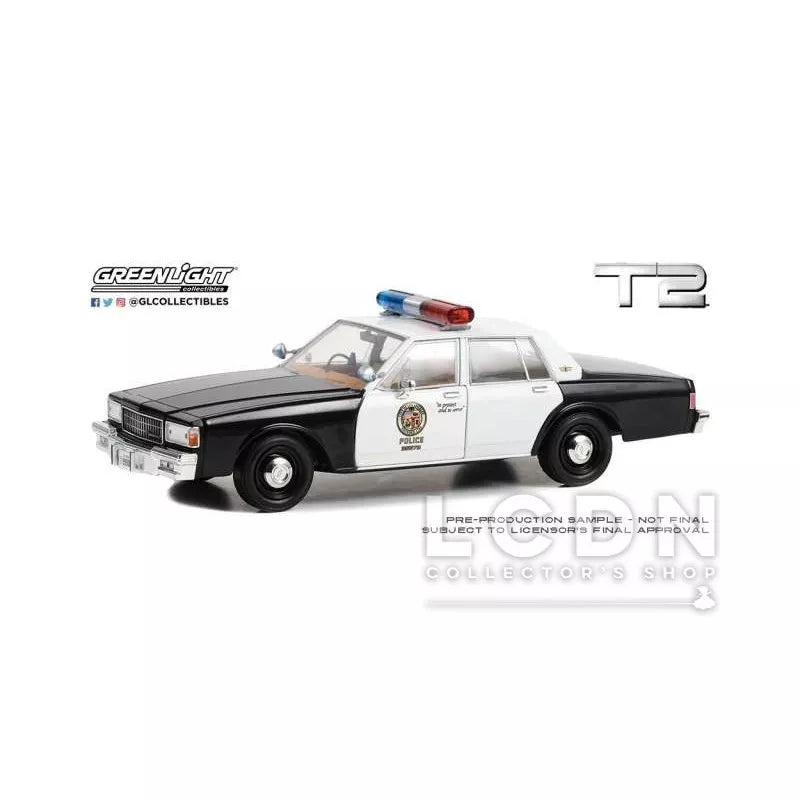 Terminator 2 1987 Chevrolet Caprice Police 1:24 Scale Die Cast Model