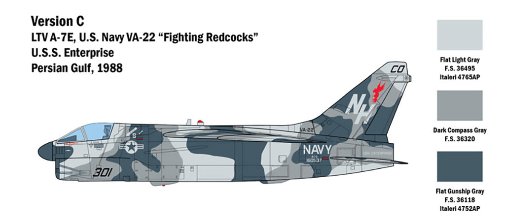 Italeri A-7E Corsair Ii