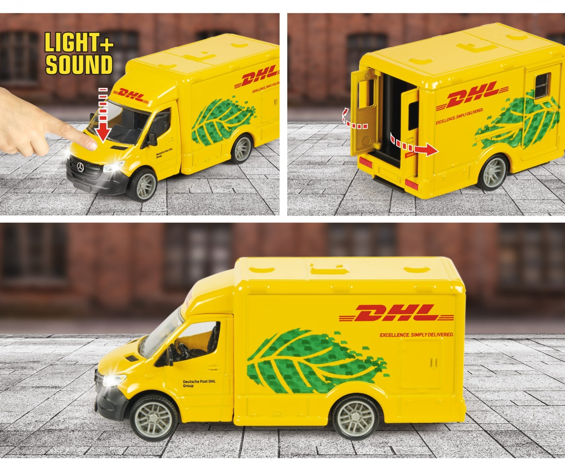 Majorette Mercedes Sprinter DHL Van