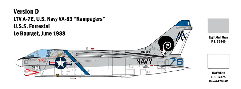 Italeri A-7E Corsair Ii
