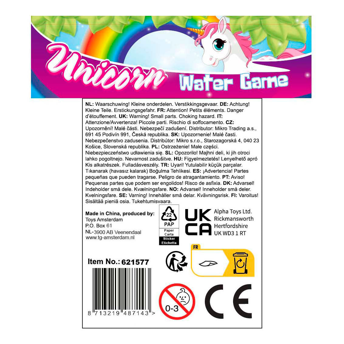 Unicorn Water Game Console
