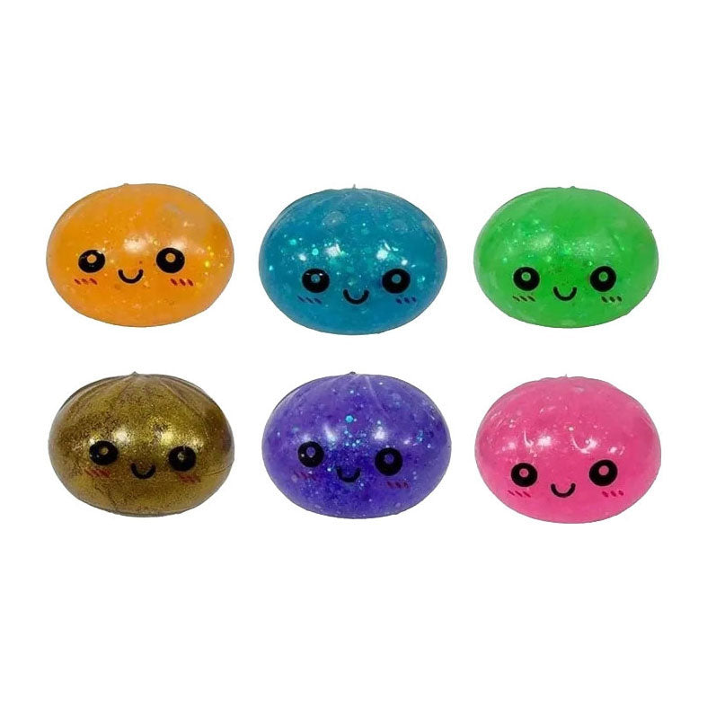 Kawaii Fidget 9cm Slime Glitter Dumpling Squish Toy