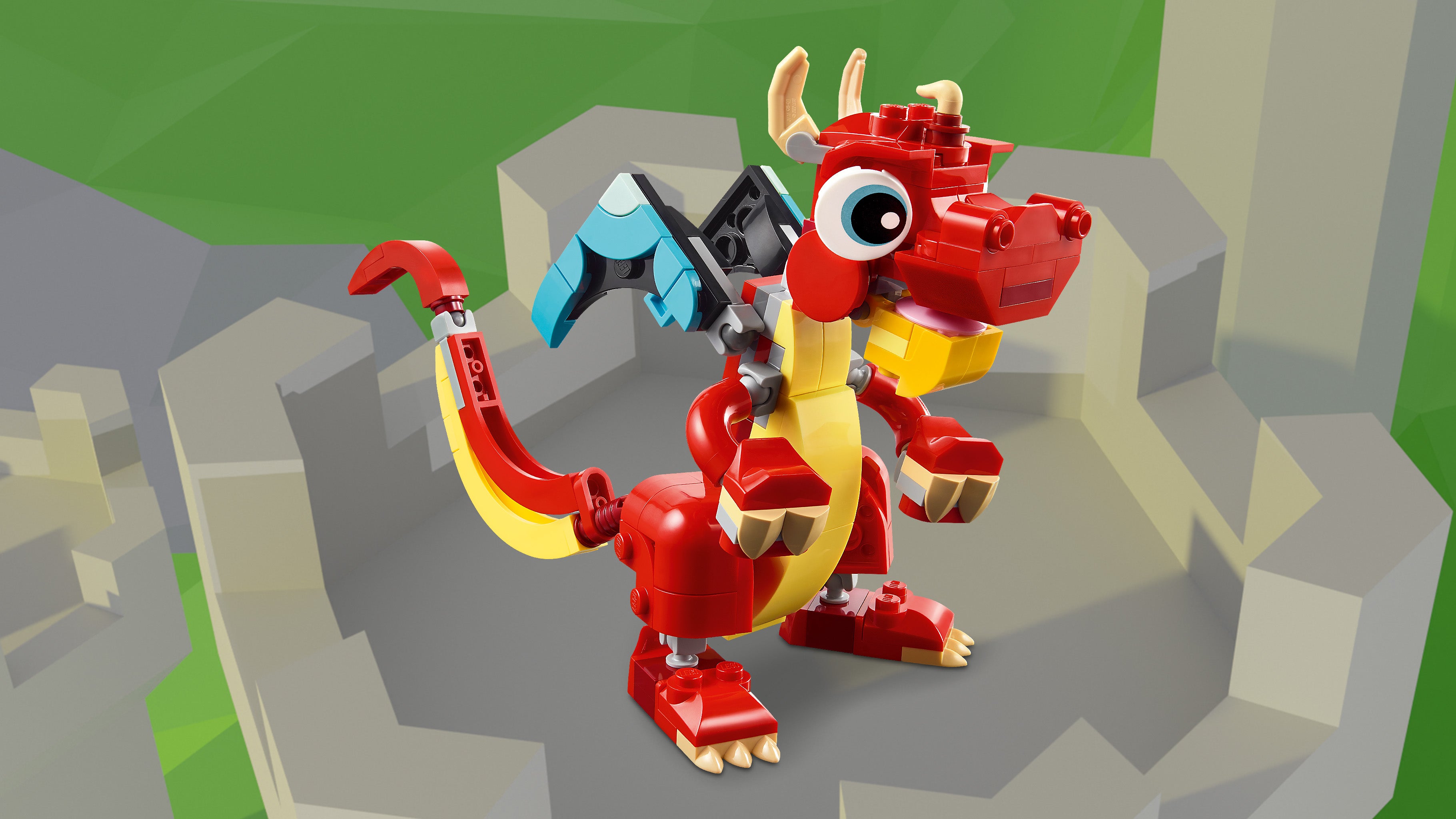 Lego sales red dragon