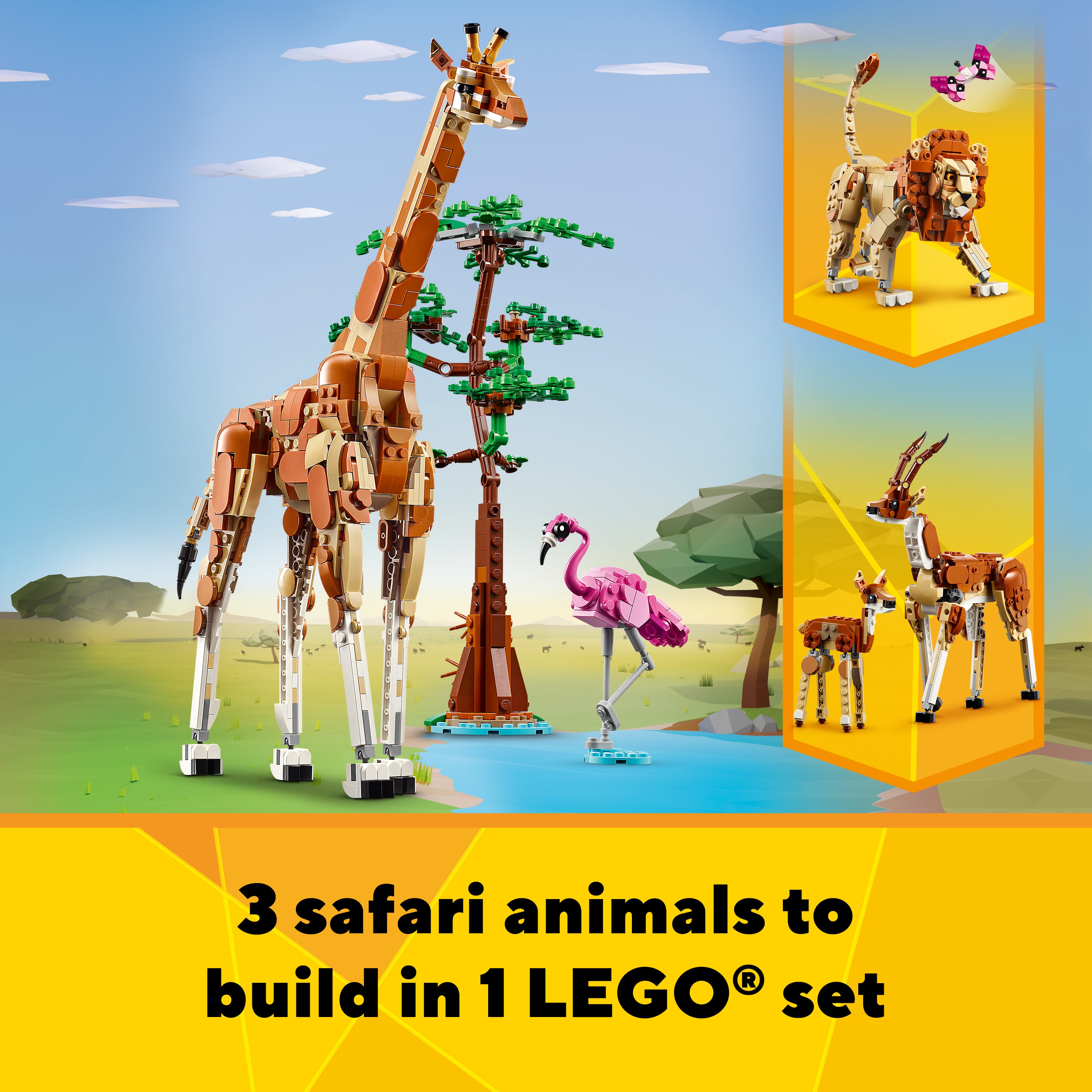 Giraffe lego set hot sale