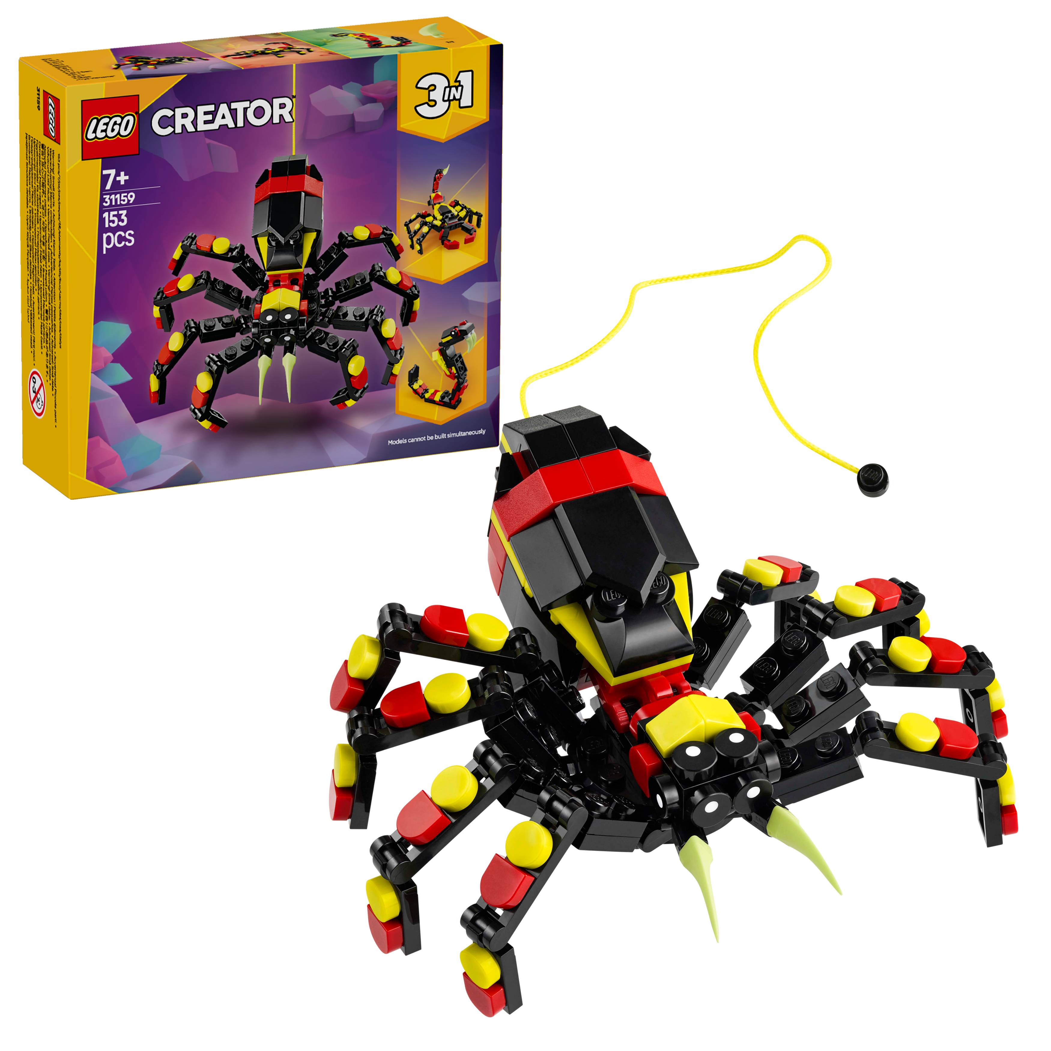 LEGO Creator 31159 3-in-1 Wild Animals: Surprising Spider