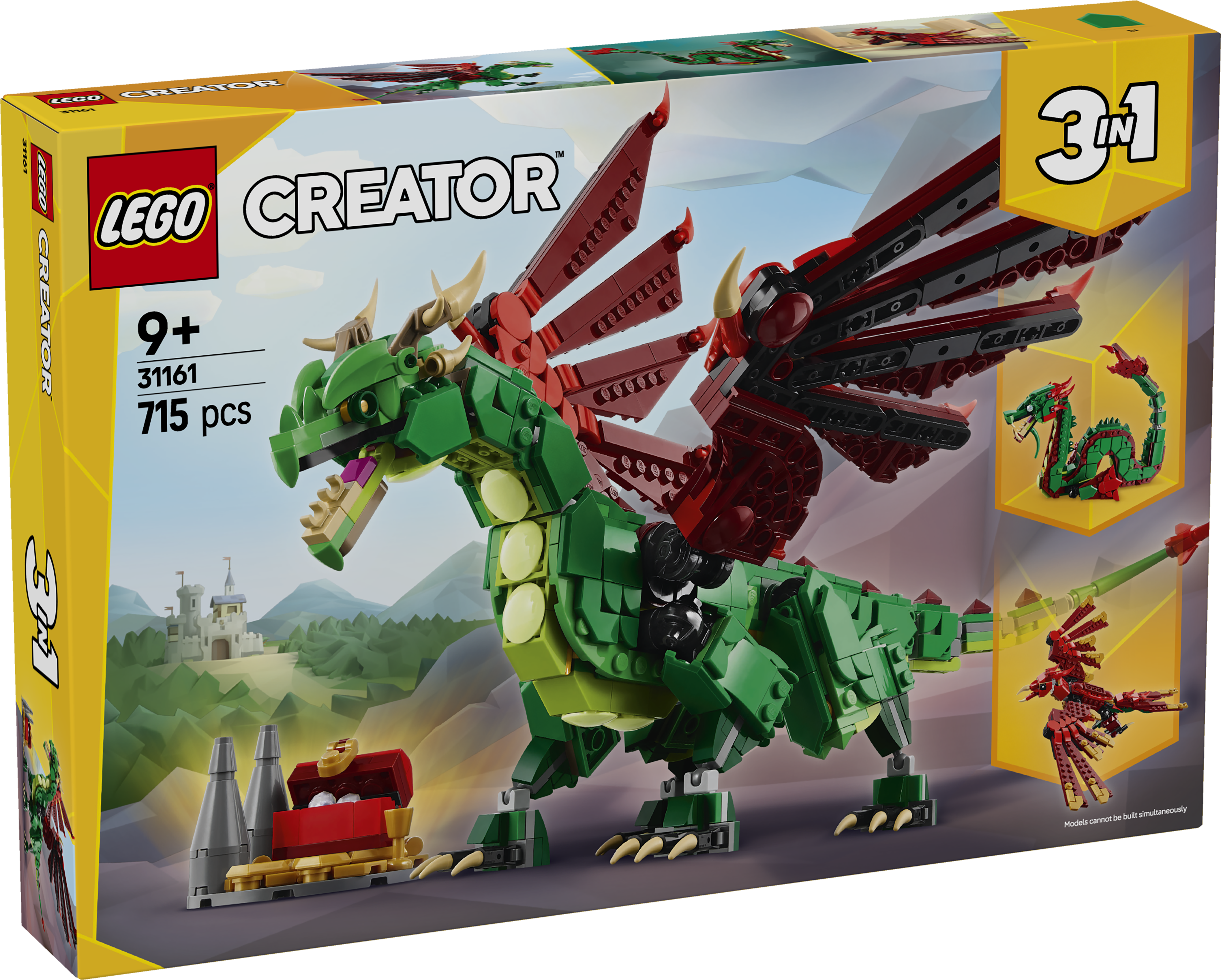 LEGO Creator 31161 3-in-1 Medieval Dragon