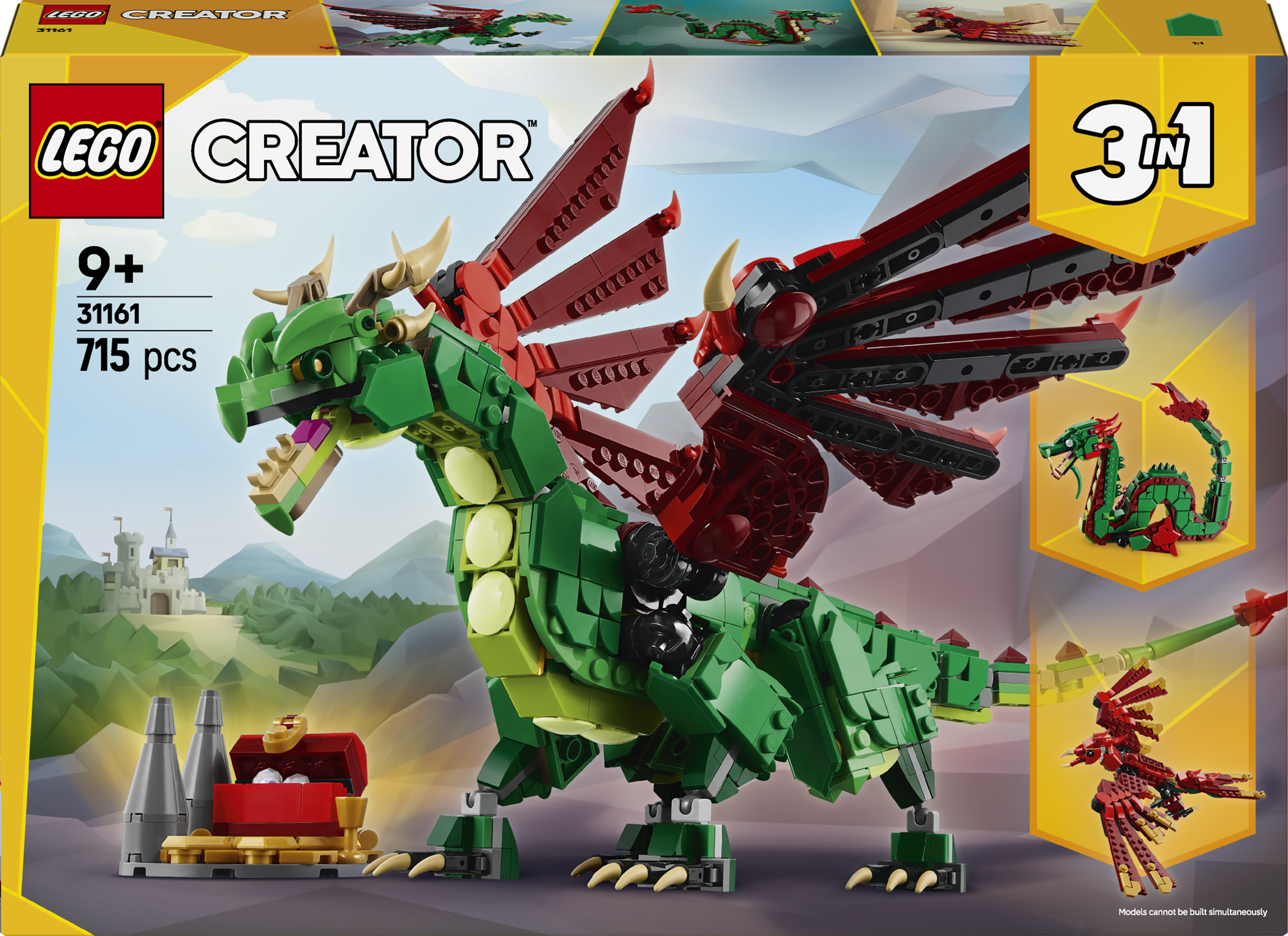 LEGO Creator 31161 3-in-1 Medieval Dragon