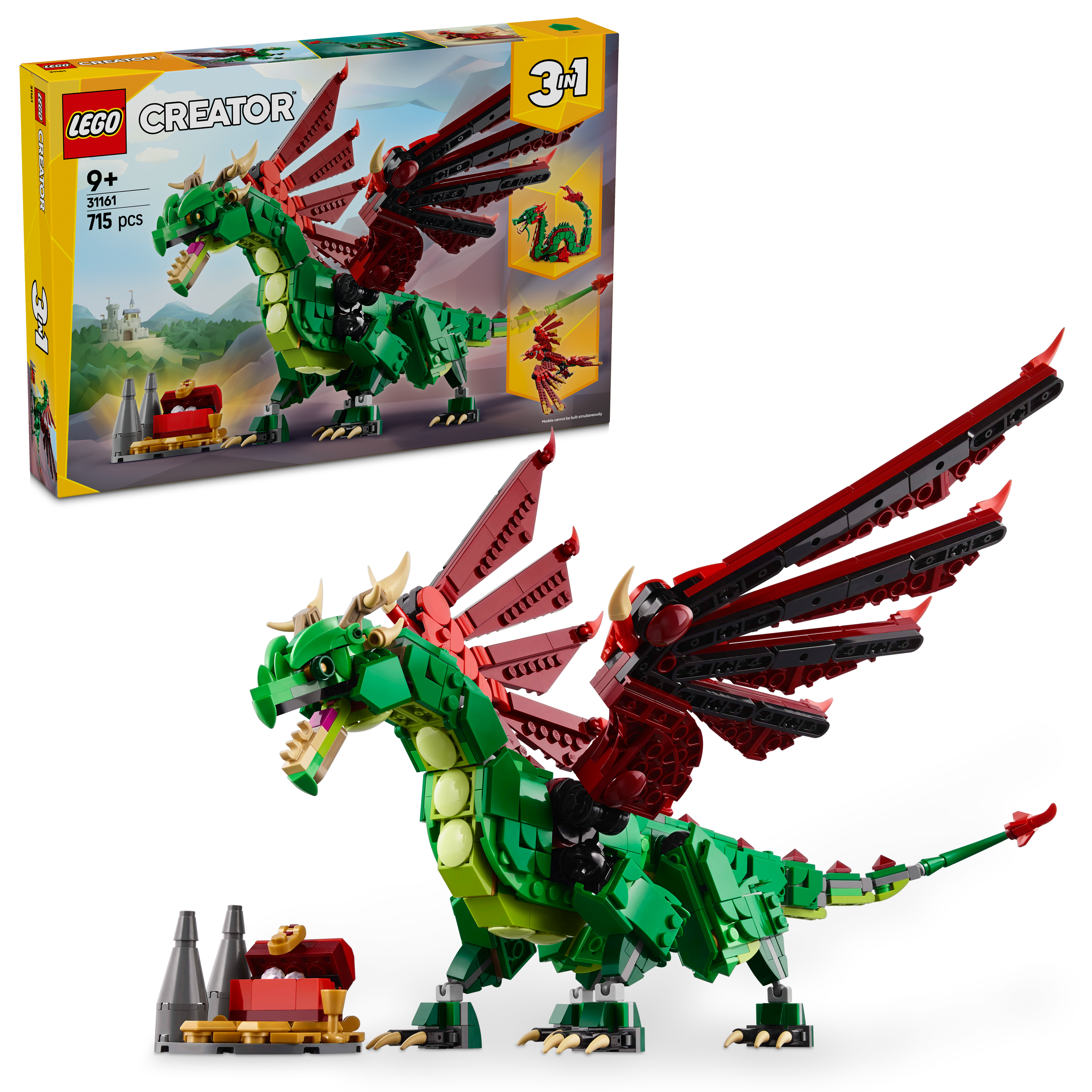 LEGO Creator 31161 3-in-1 Medieval Dragon