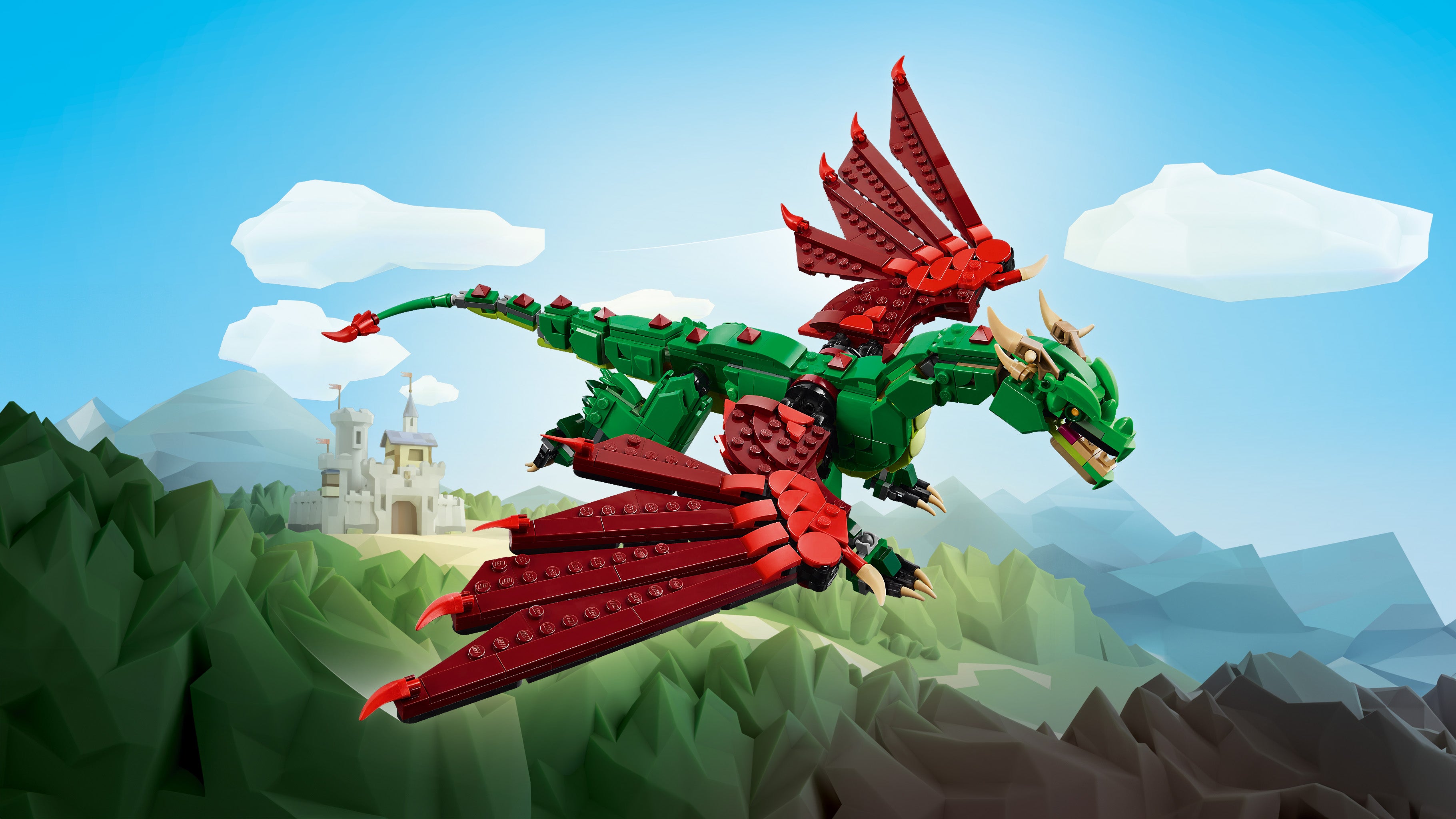 LEGO Creator 31161 3-in-1 Medieval Dragon