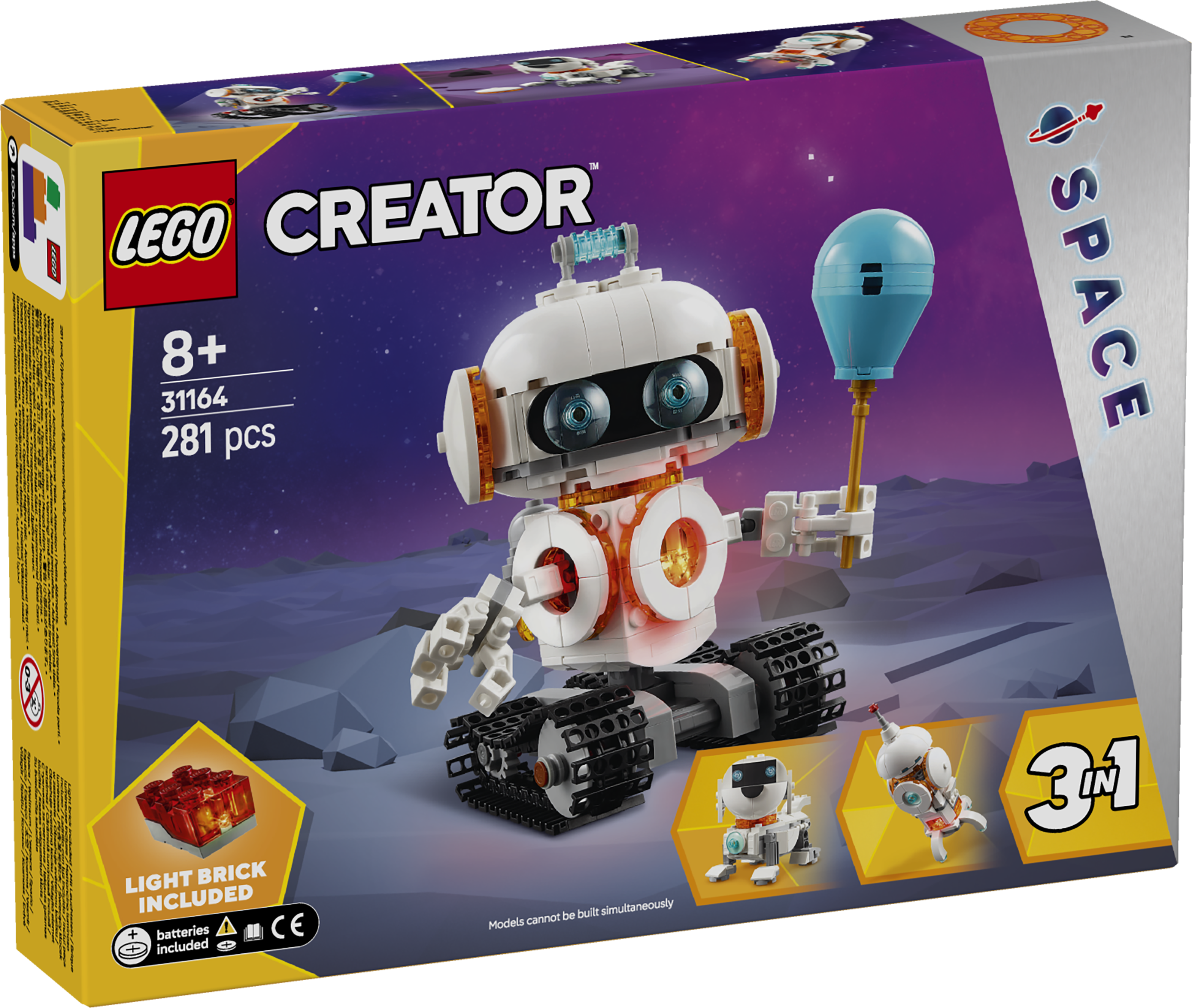 LEGO Creator 31164 3-in-1 Space Robot