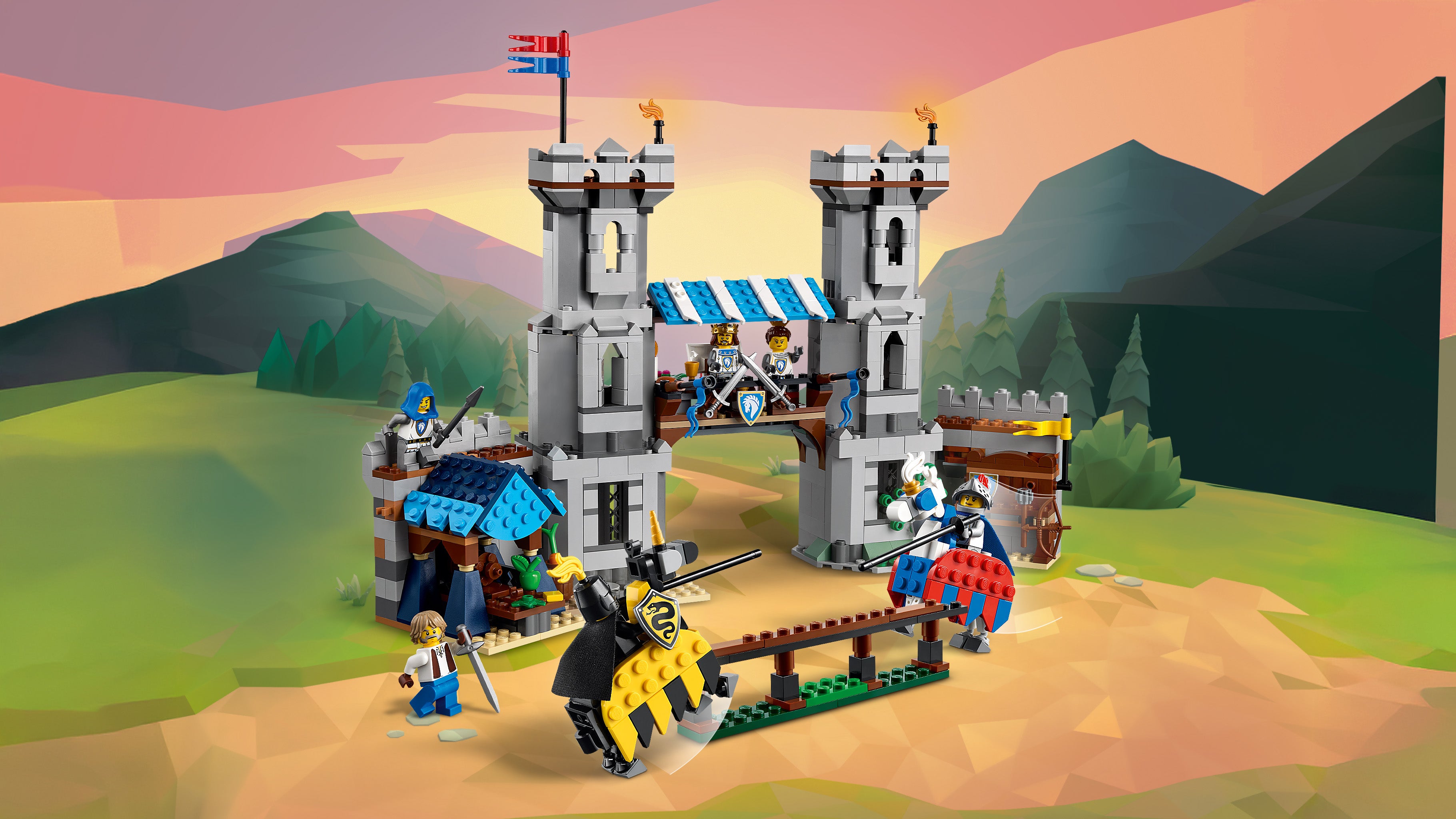 Lego 31168 Medieval Horse Knight Castle