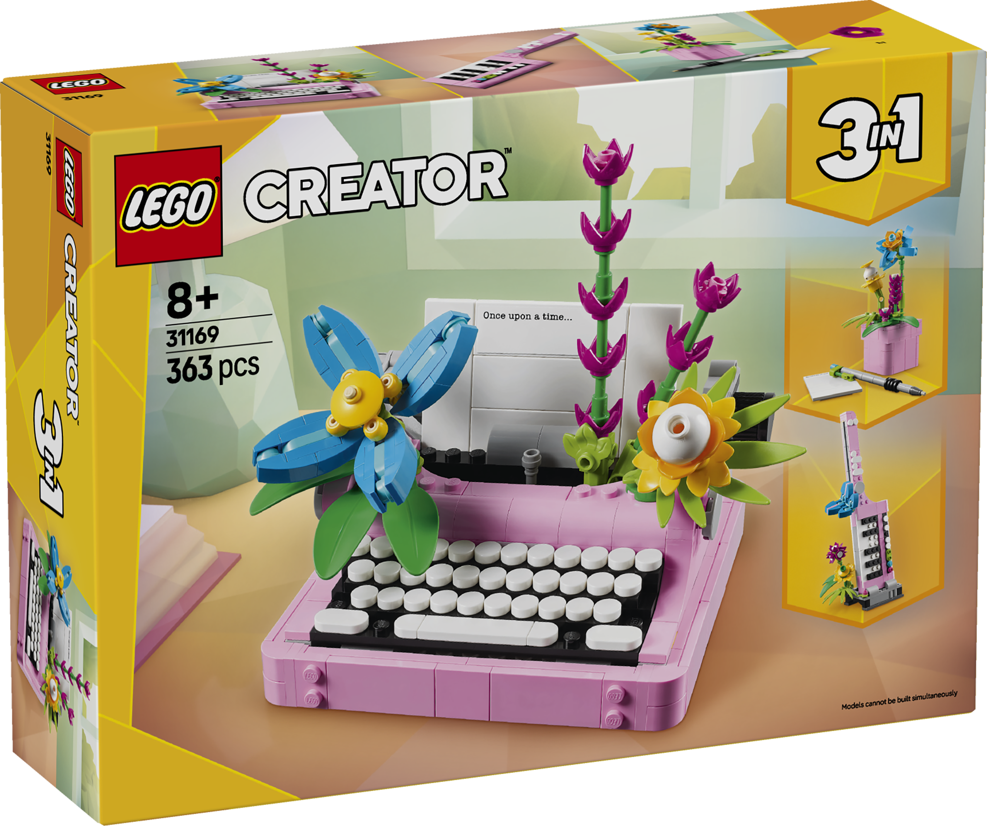 LEGO Creator 31169 3-in-1 Typewriter with Flowers