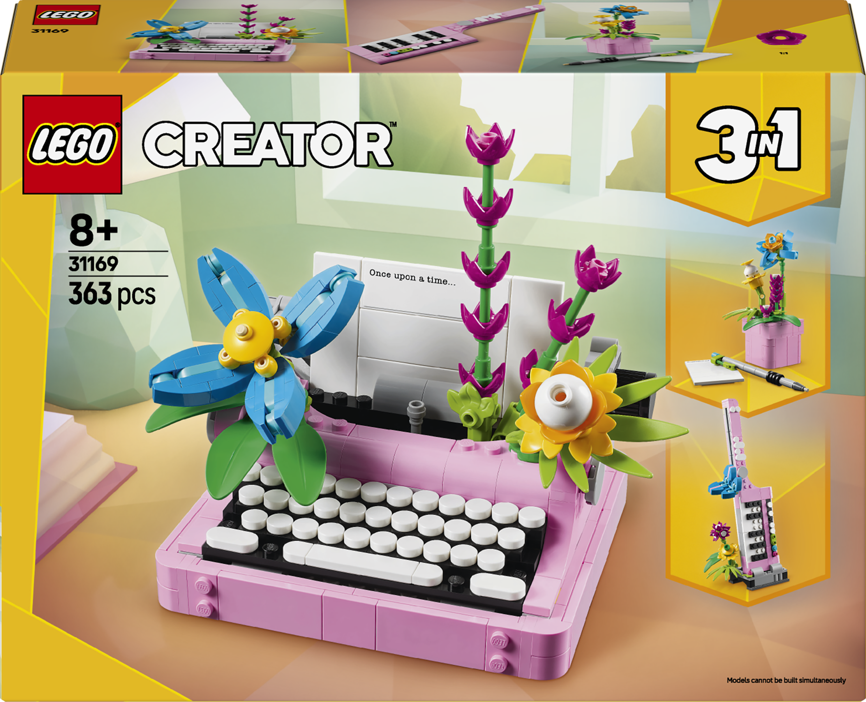 LEGO Creator 31169 3-in-1 Typewriter with Flowers