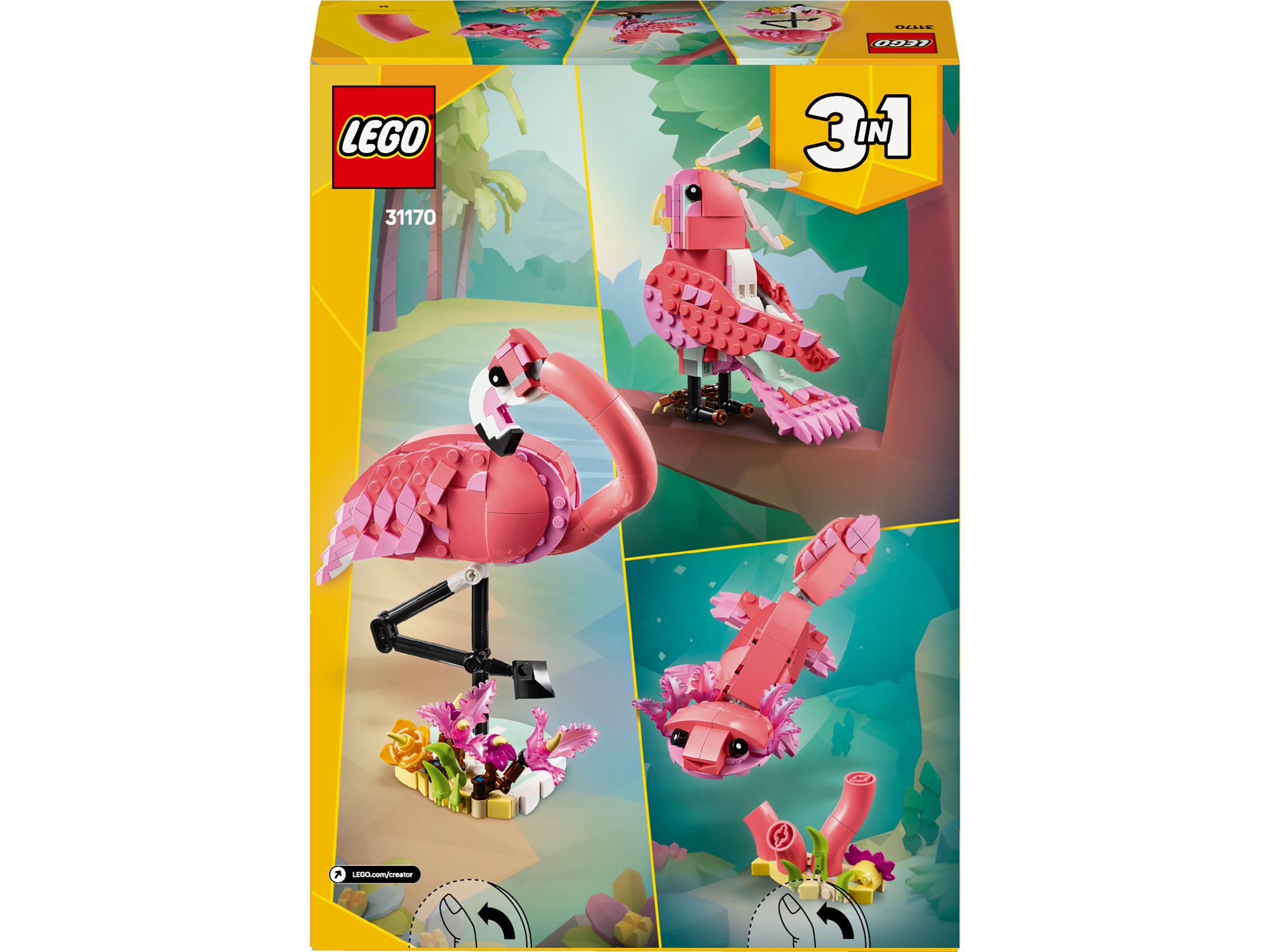 Lego 31170 Wild Animals Pink Flamingo