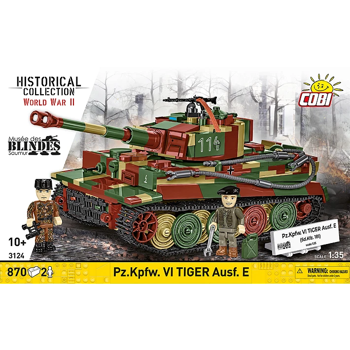 Cobi 3124 Pz.Kpfw VI Tiger Ausf. E 1:35 Scale Tank