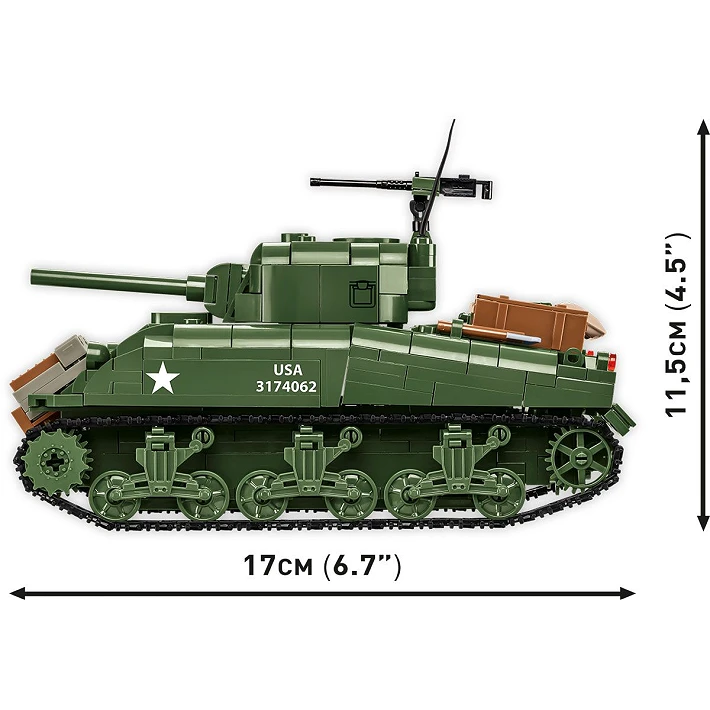 Cobi 3126 M4A1 Sherman Tank 1:35 Scale Set