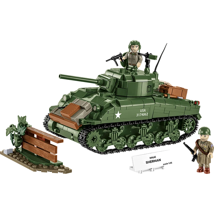 Cobi 3126 M4A1 Sherman Tank 1:35 Scale Set