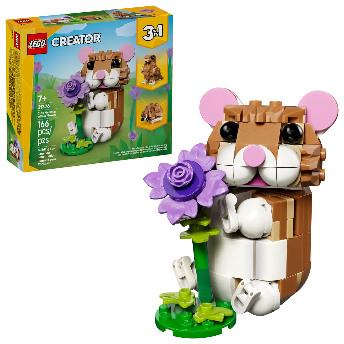 Lego 31376 Cute Hamster with a Flower
