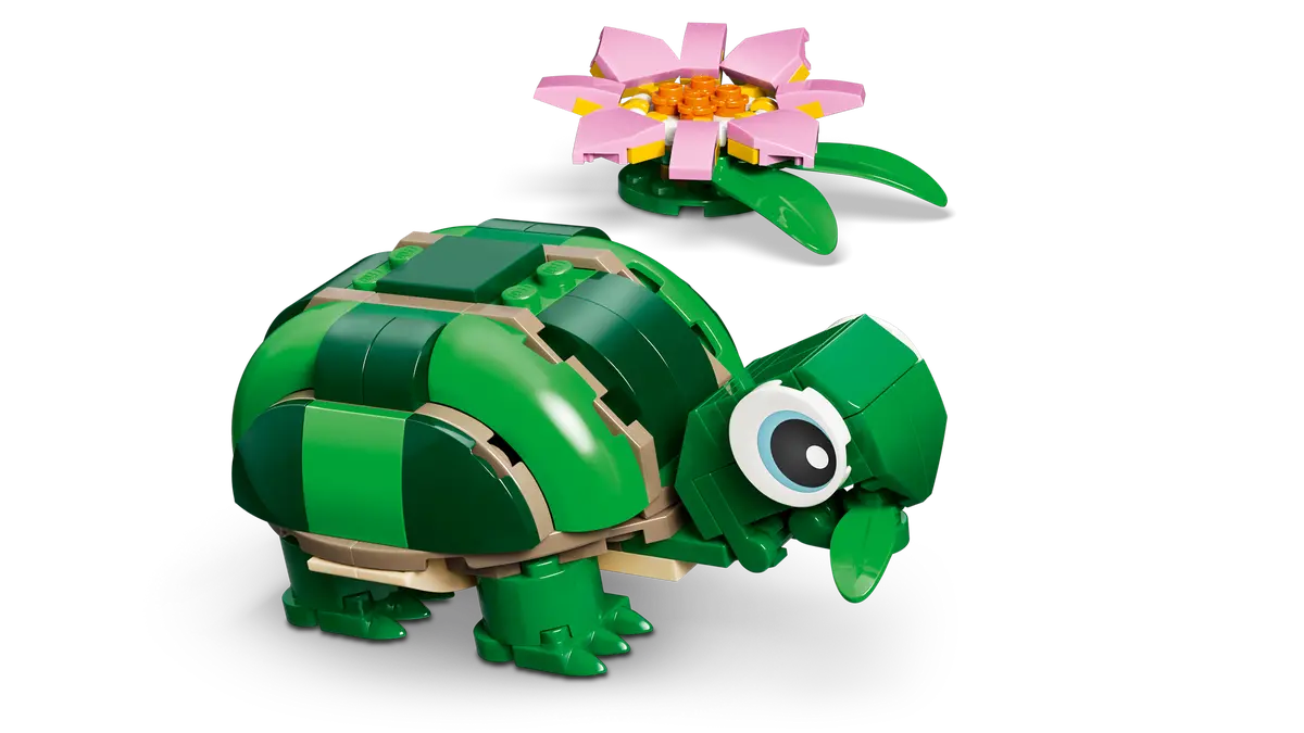 Lego 31377 Turtle with a Water Lily Flower
