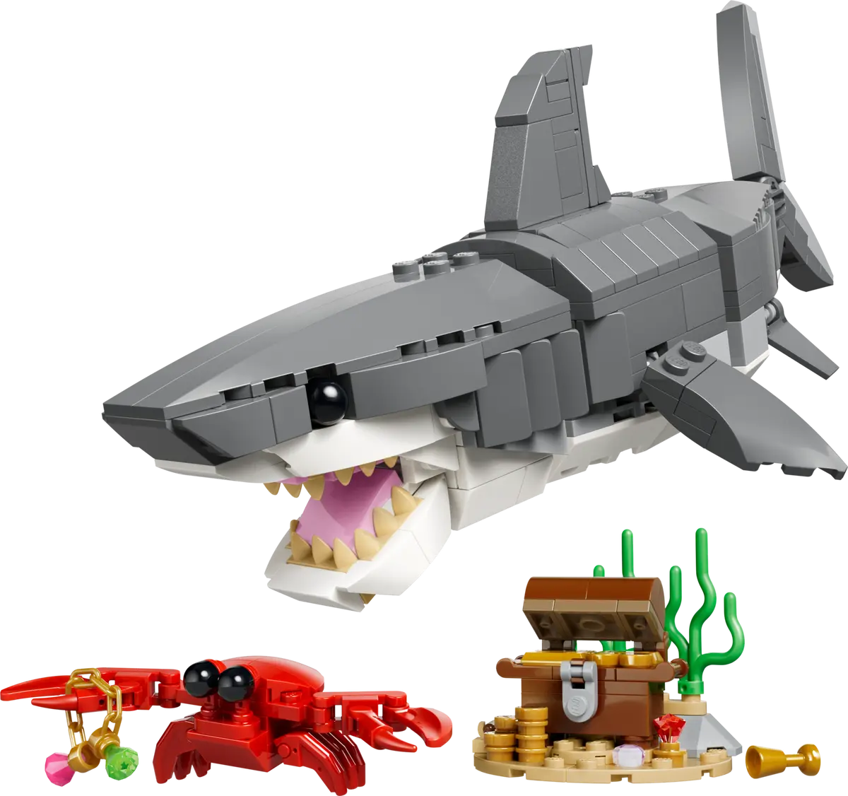 Lego 31381 Fierce Shark with a Treasure Chest