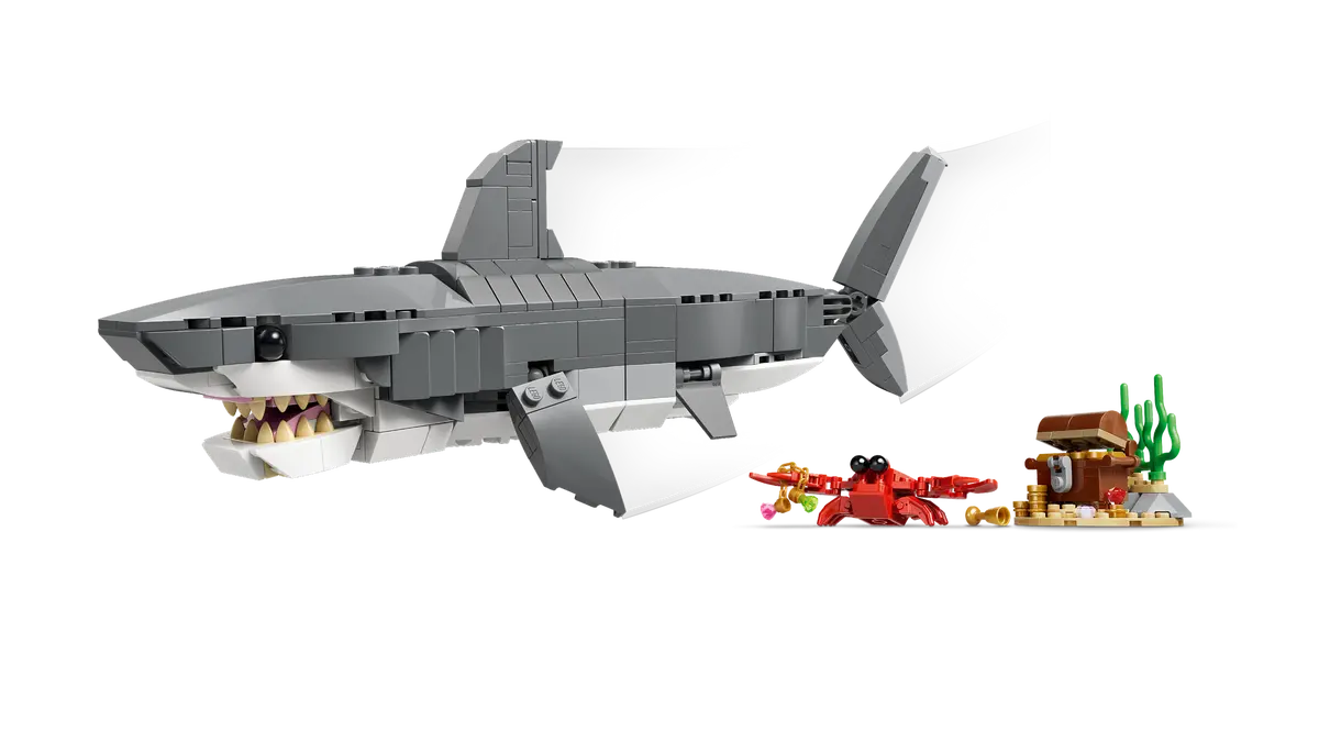 Lego 31381 Fierce Shark with a Treasure Chest