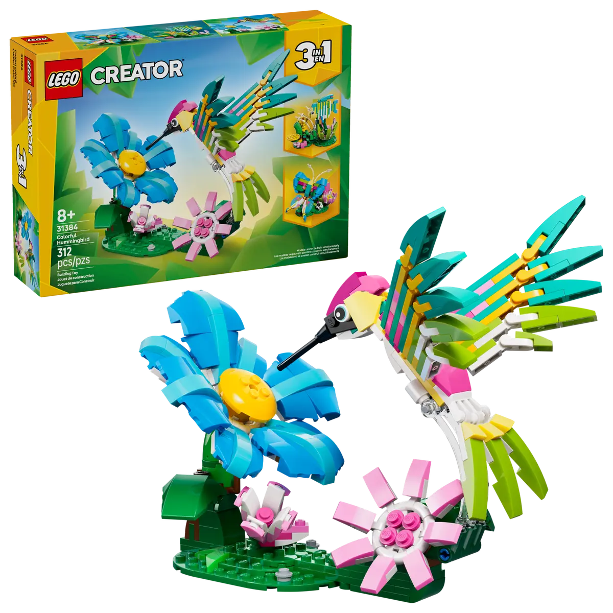 Lego 31384 Wild Animals: Colorful Hummingbird