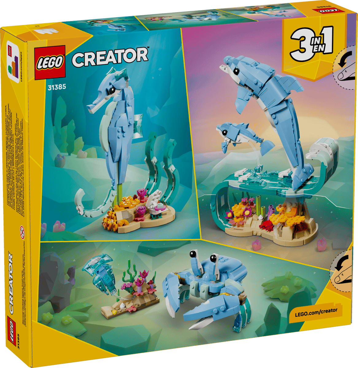 Lego 31385 Sea Animals: Beautiful Dolphins