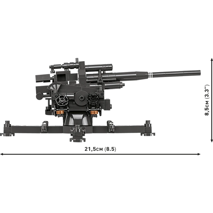 Cobi 3142 10.5cm FLAK39 Gun 1:48 Scale Set