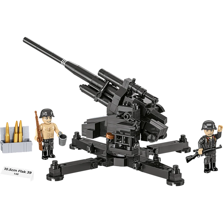 Cobi 3142 10.5cm FLAK39 Gun 1:48 Scale Set