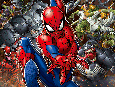 Prime 3D Marvel Spider-Man 500 Piece Jigsaw Puzzle