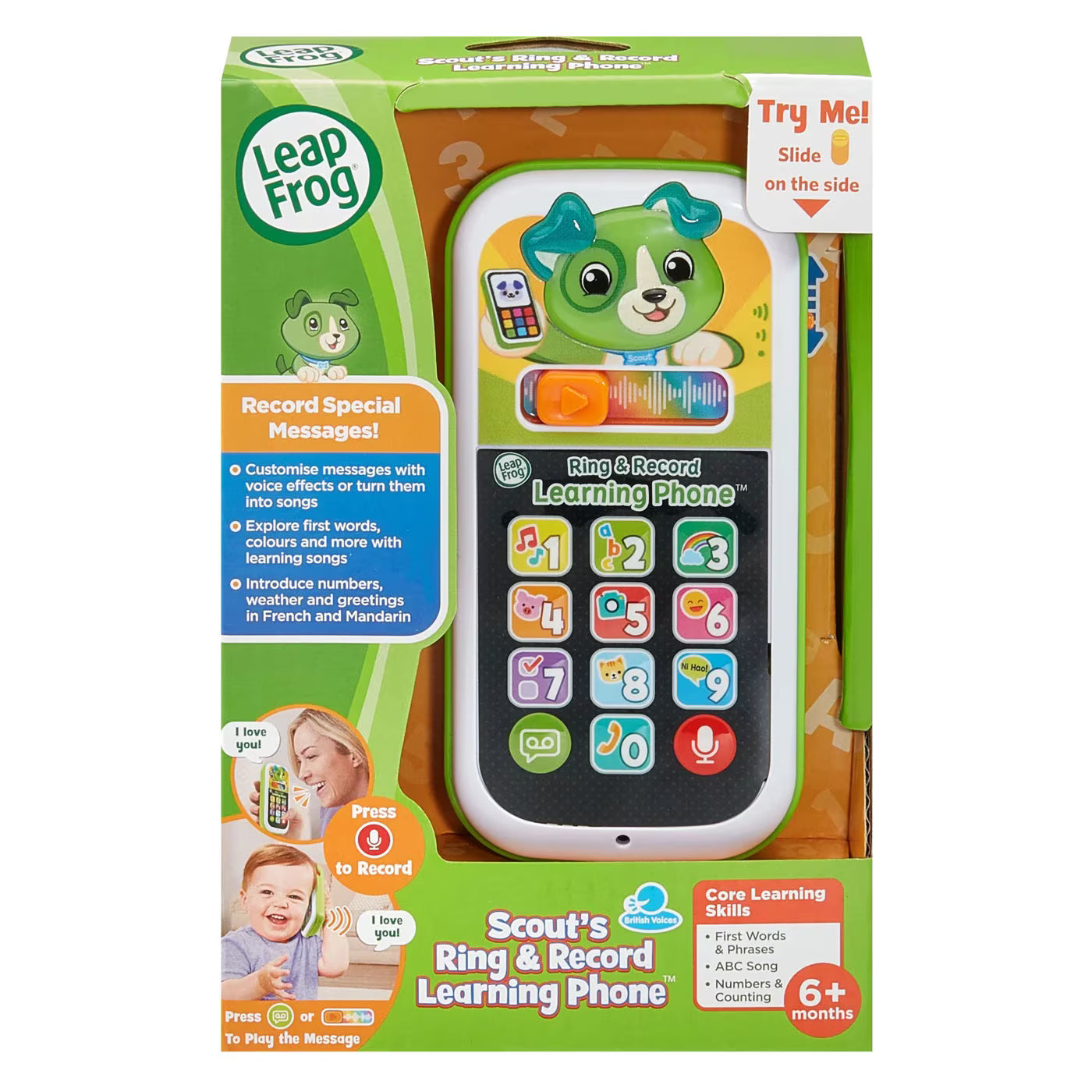 LeapFrog Scouts Ring & Record Learning Phone