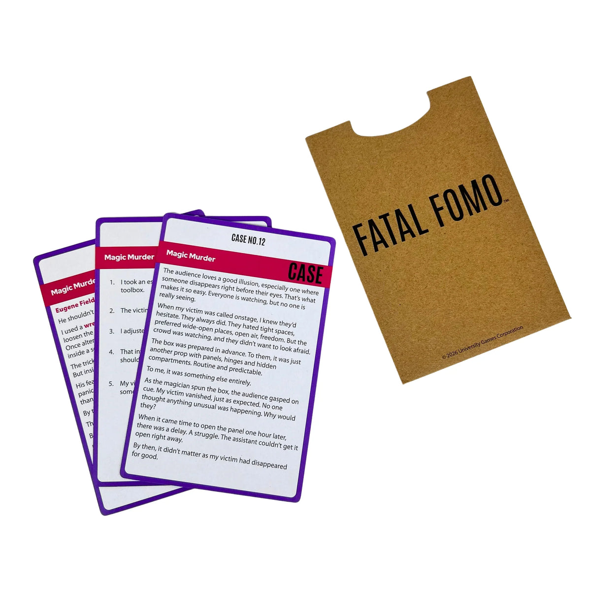 Murder Mystery Party - Fatal FOMO