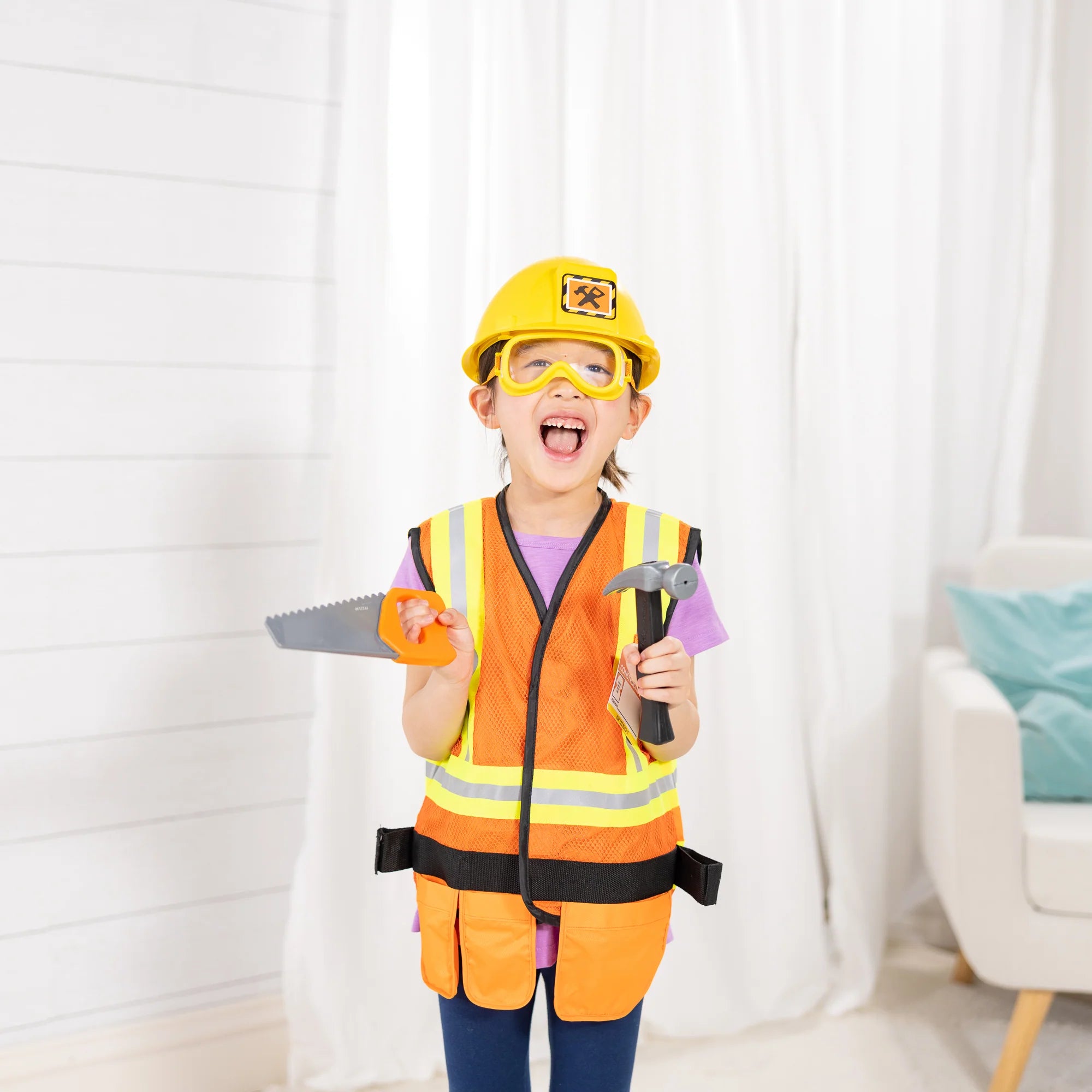 Melissa & Doug Construction Worke Roleplay Costume